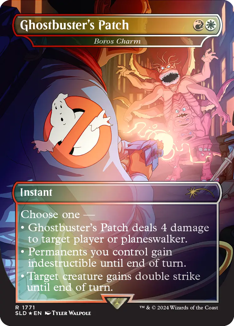 Ghostbuster's Patch - Boros Charm (Rainbow Foil) [Secret Lair Drop Series] 1