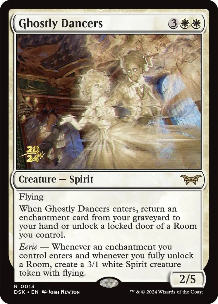 Ghostly Dancers [Duskmourn: House Of Horror Prerelease Promos] 1