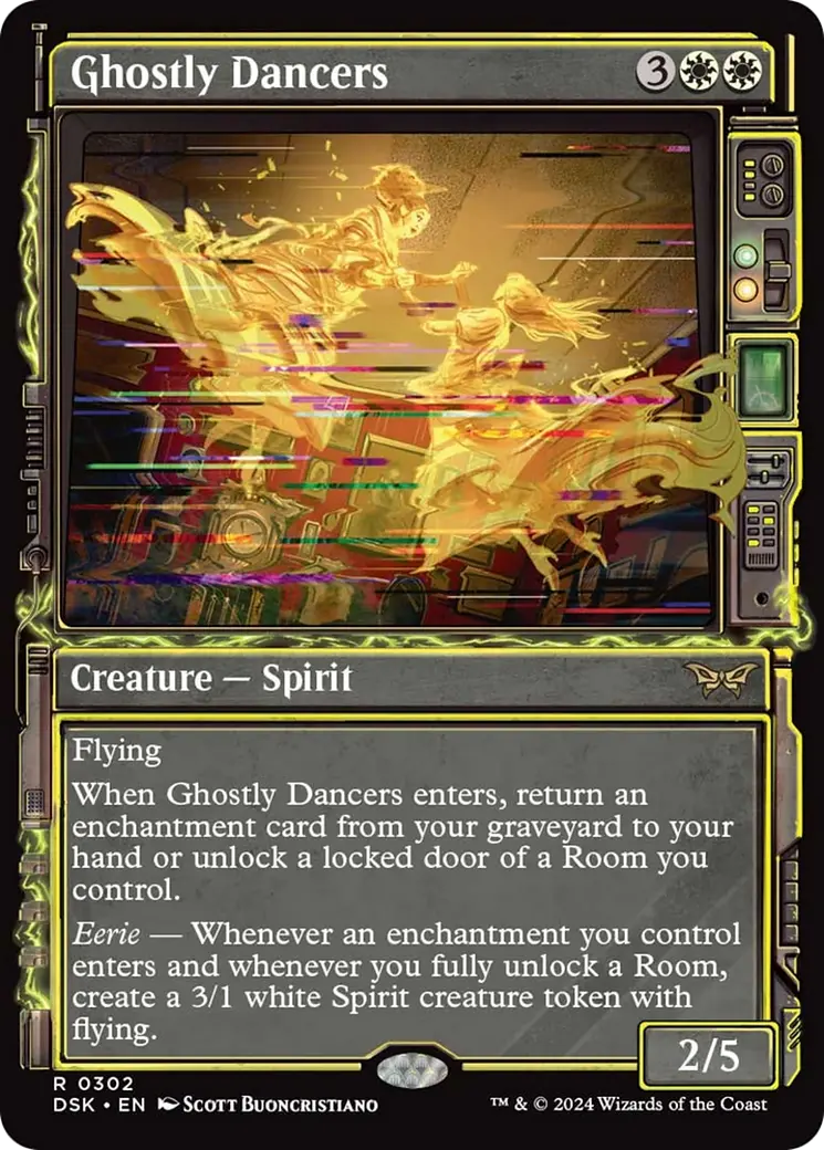 Ghostly Dancers (Showcase) [Duskmourn: House Of Horror] 1