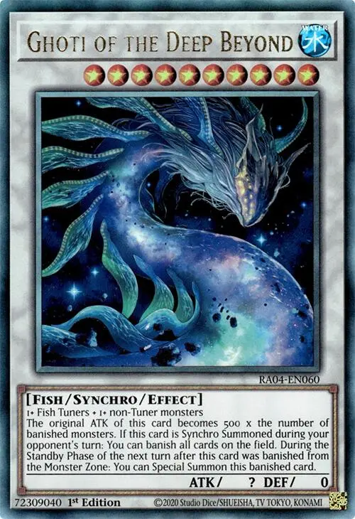 Ghoti Of The Deep Beyond [Ra04-En060] Prismatic Ultimate Rare 1