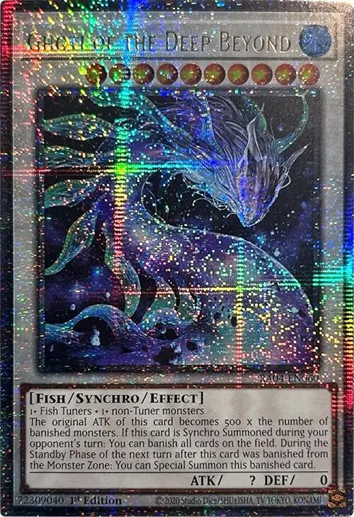 Ghoti Of The Deep Beyond [Ra04-En060] Quarter Century Secret Rare 1