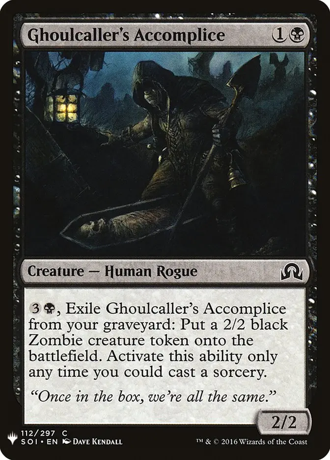 Ghoulcaller's Accomplice [Mystery Booster] 1