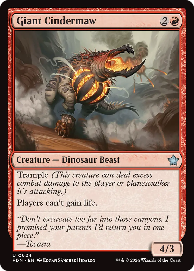 Giant Cindermaw [Foundations] 1