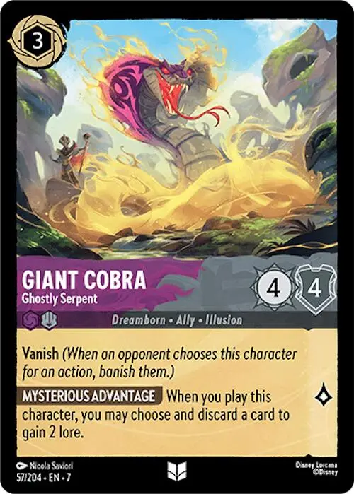 Giant Cobra - Ghostly Serpent (57/204) [Archazia's Island] 1
