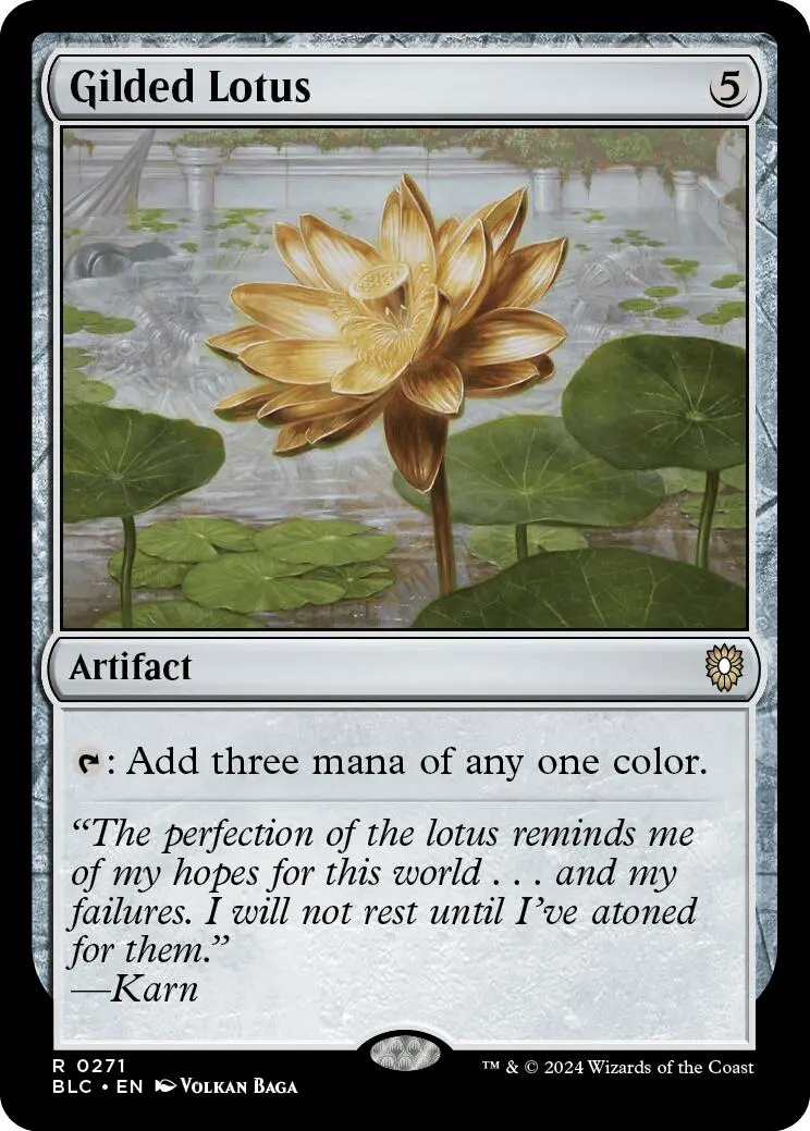 Gilded Lotus [Bloomburrow Commander] 1