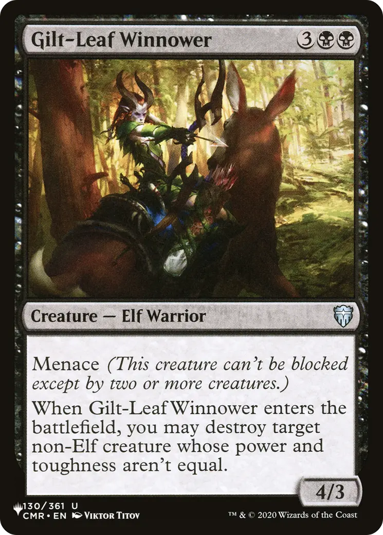 Gilt-Leaf Winnower [The List] 1