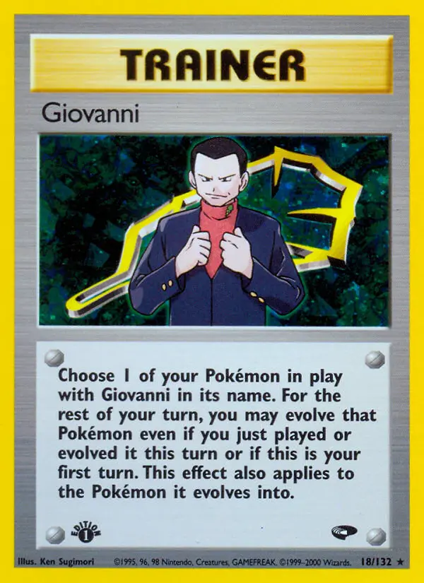 Giovanni (18/132) [Gym Challenge 1St Edition] 1