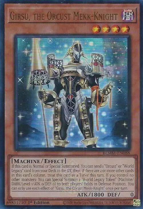 Girsu, The Orcust Mekk-Knight [Blmm-En088] Ultra Rare 1