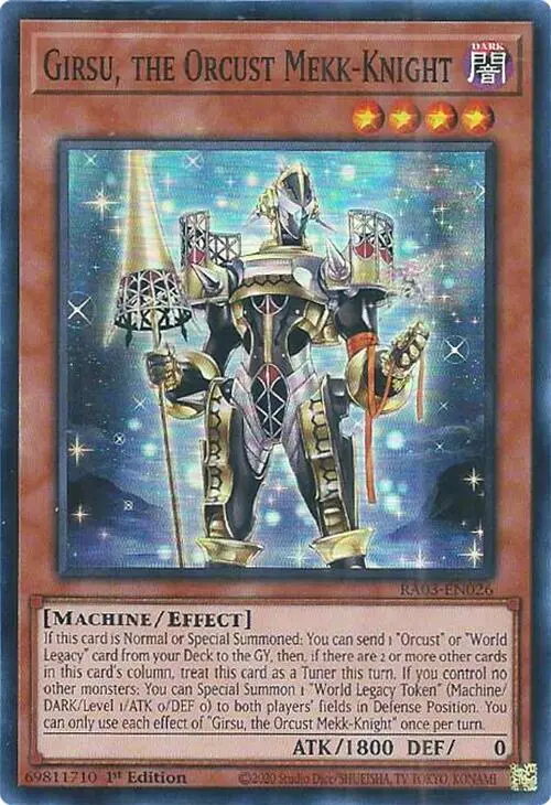 Girsu, The Orcust Mekk-Knight [Ra03-En026] Super Rare 1