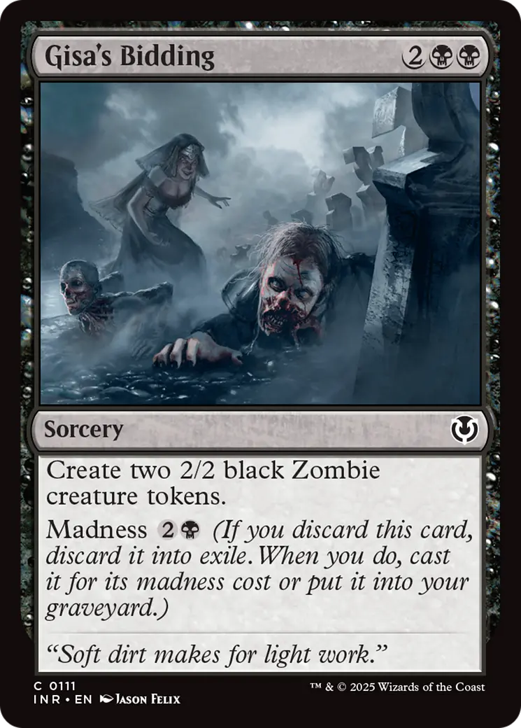 Gisa's Bidding [Innistrad Remastered] 1