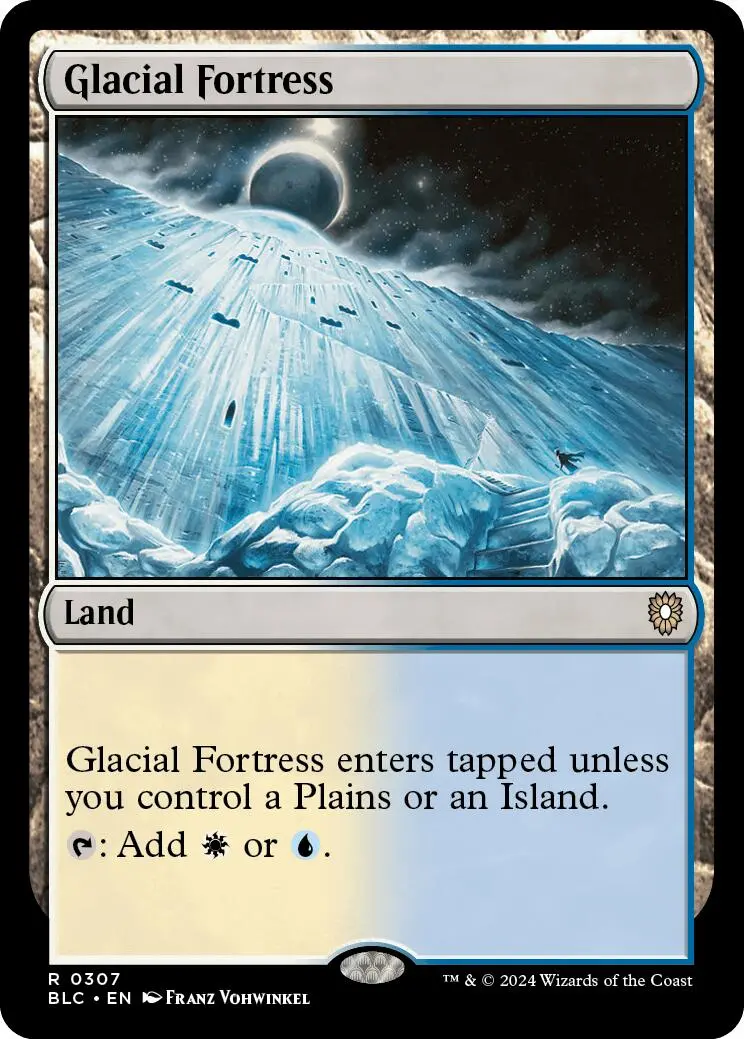 Glacial Fortress [Bloomburrow Commander] 1