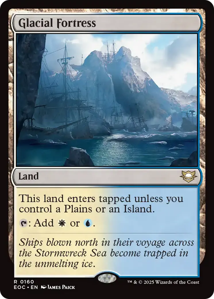 Glacial Fortress [Edge Of Eternities Commander] 1