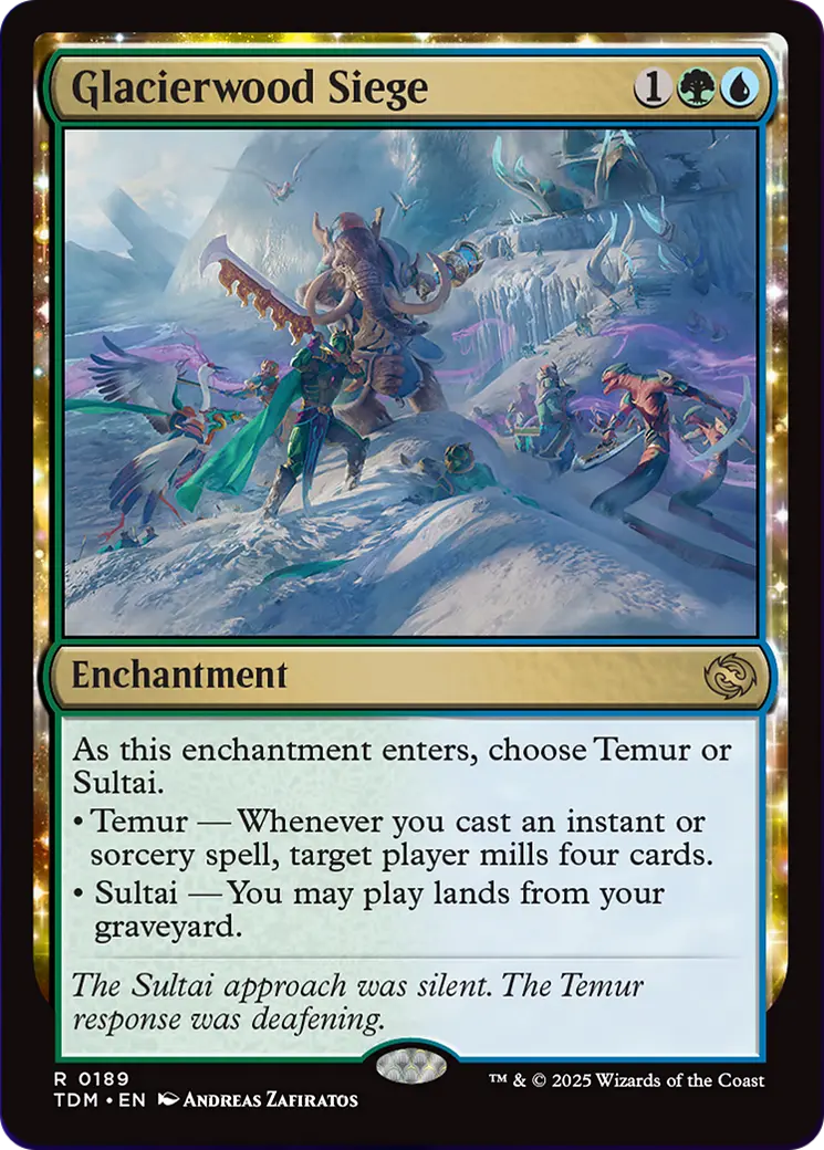 Glacierwood Siege [Tarkir: Dragonstorm] 1
