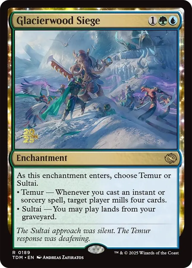 Glacierwood Siege [Tarkir: Dragonstorm Prerelease Promos] 1