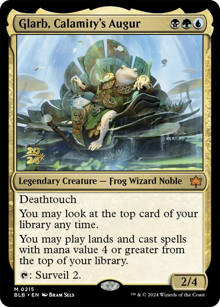 Glarb, Calamity's Augur [Bloomburrow Prerelease Promos] 1