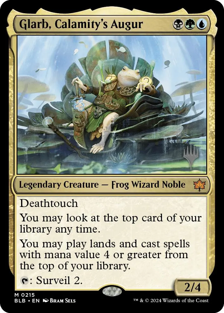 Glarb, Calamity's Augur (Promo Pack) [Bloomburrow Promos] 1