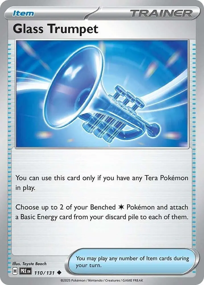 Glass Trumpet (110/131) [Scarlet & Violet: Prismatic Evolutions] 1