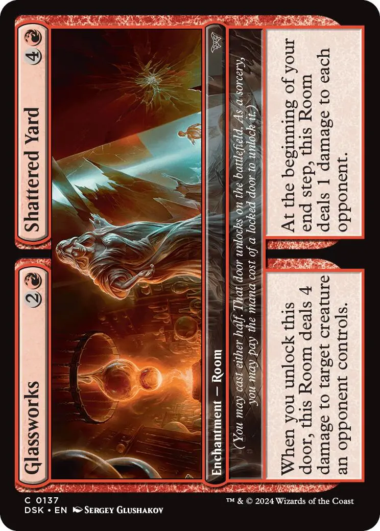 Glassworks // Shattered Yard [Duskmourn: House Of Horror] 1
