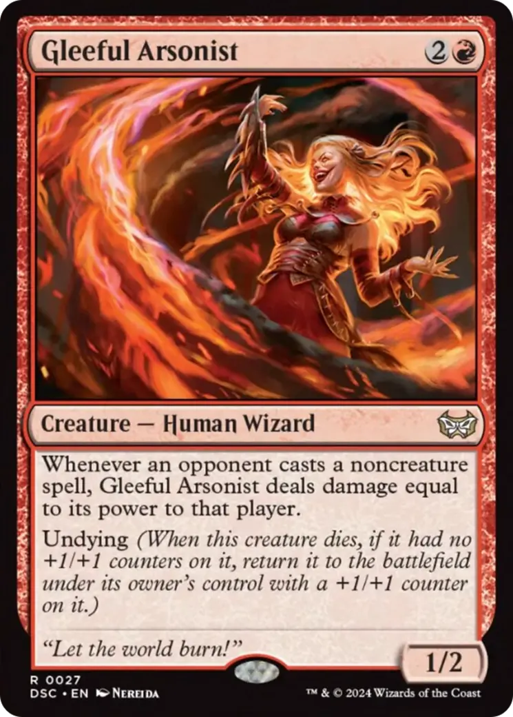 Gleeful Arsonist [Duskmourn: House Of Horror Commander] 1