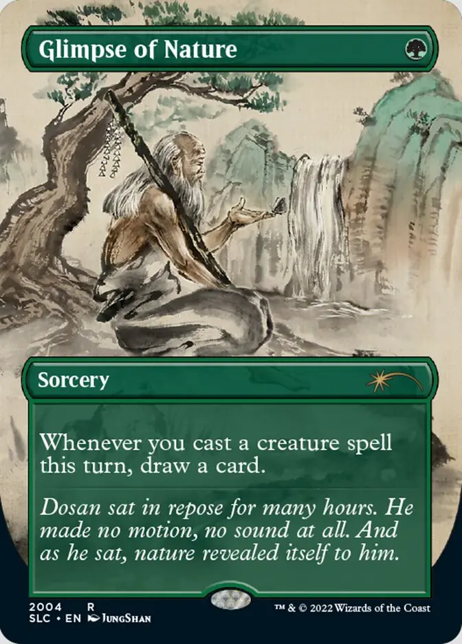 Glimpse Of Nature (Borderless) [Secret Lair Countdown Kit] 1