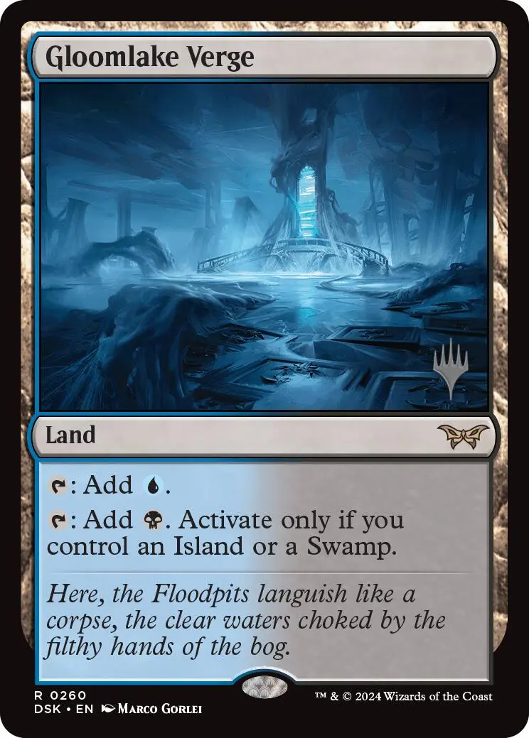 Gloomlake Verge (Promo Pack) [Duskmourn: House Of Horror Promos] 1