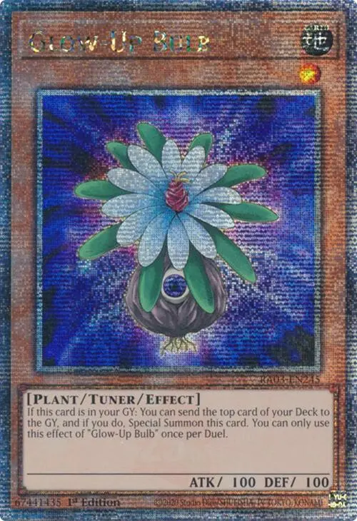 Glow-Up Bulb (Quarter Century Secret Rare) [Ra03-En245] Quarter Century Secret Rare 1