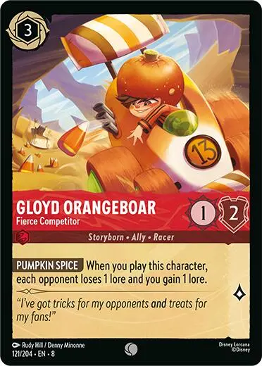 Gloyd Orangeboar - Fierce Competitor (121/204) [Reign Of Jafar] 1