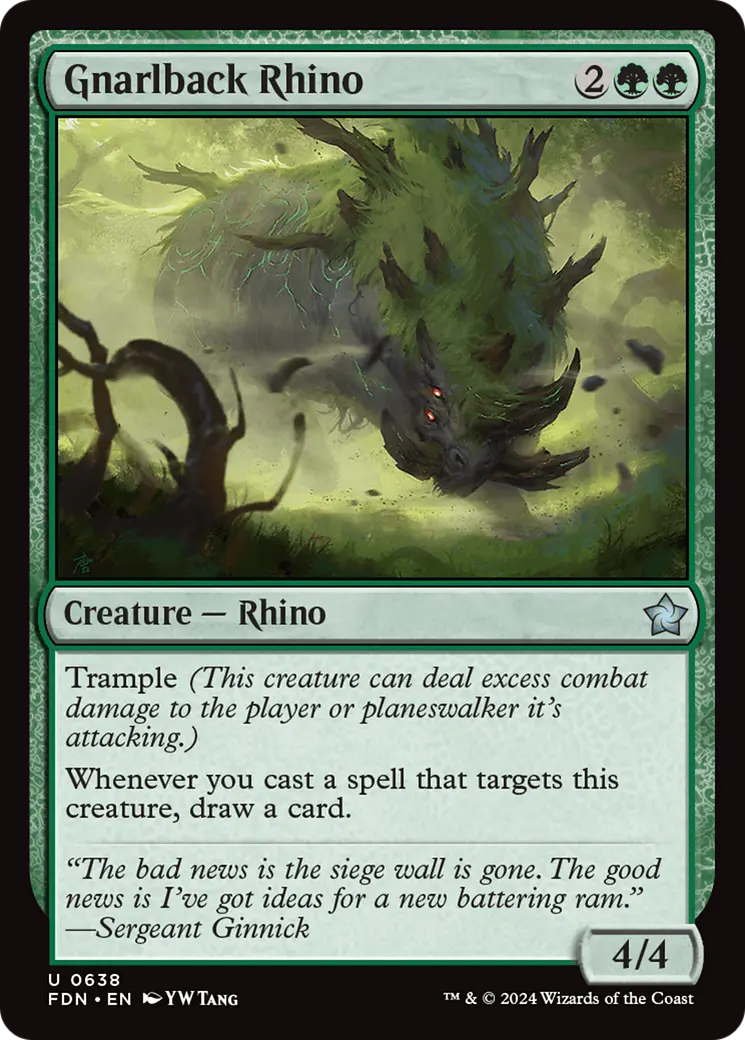 Gnarlback Rhino [Foundations] 1