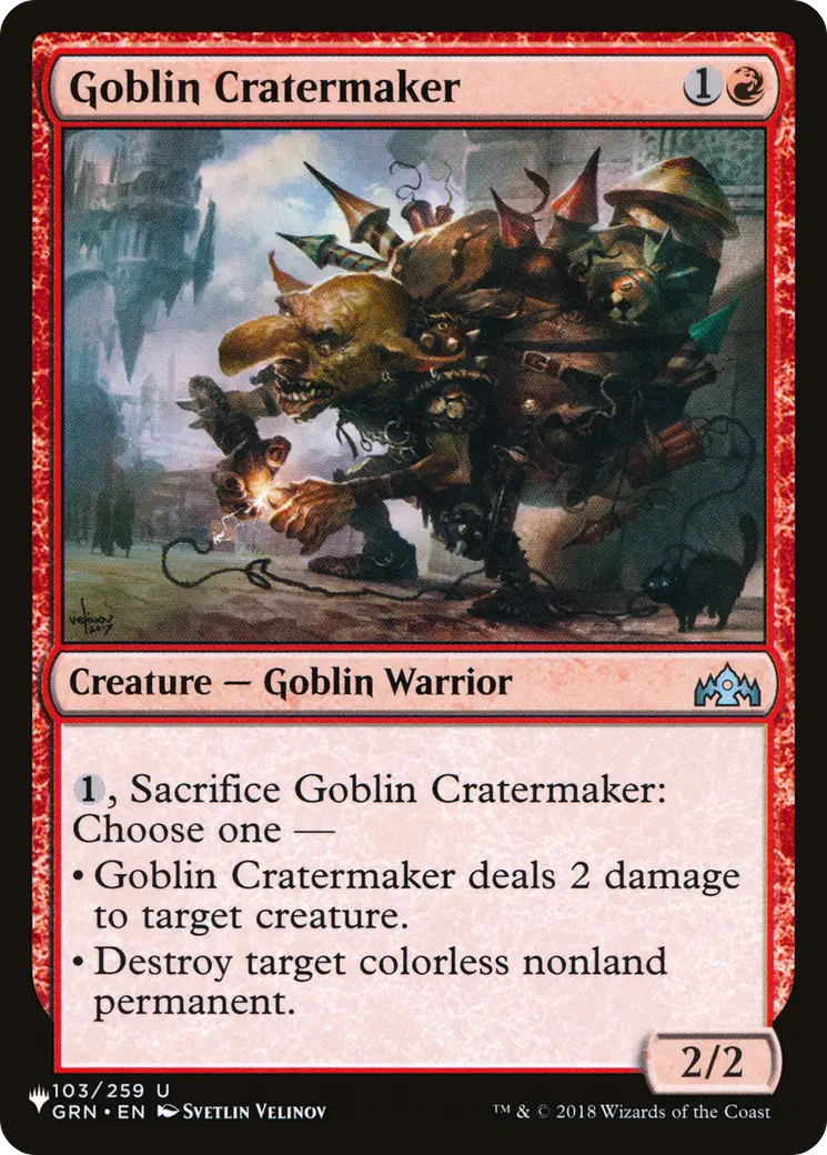 Goblin Cratermaker [The List] 1