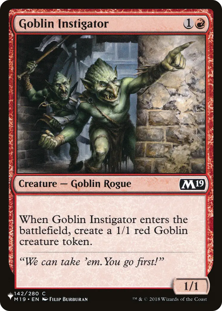 Goblin Instigator [The List] 1
