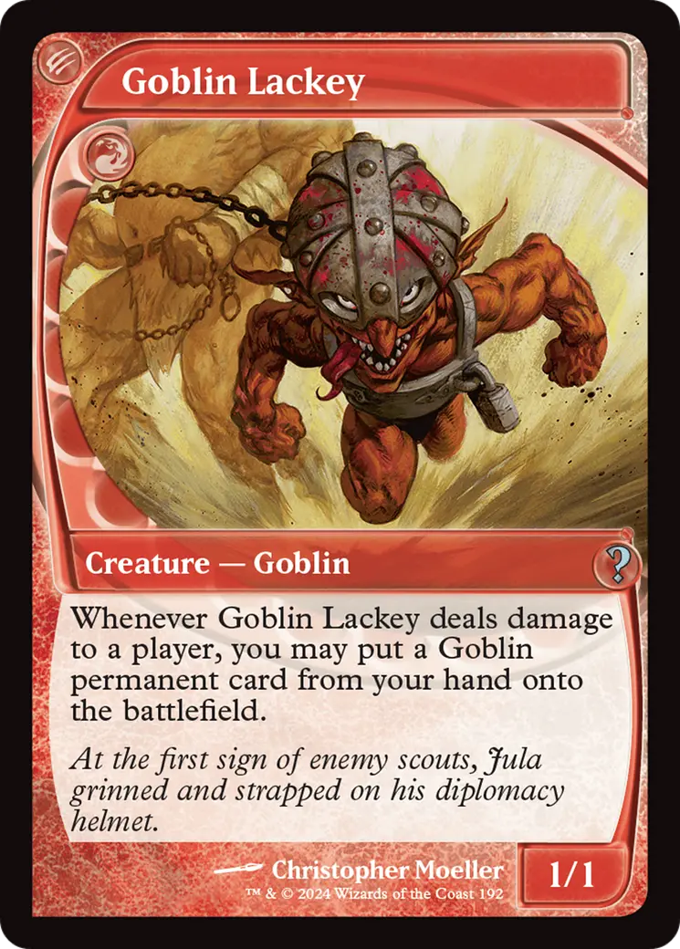 Goblin Lackey (Future Sight) [Mystery Booster 2] 1