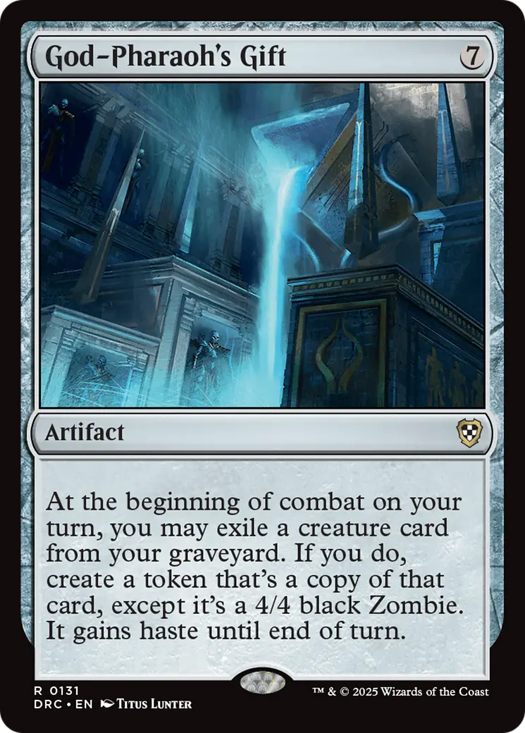 God-Pharaoh's Gift [Aetherdrift Commander] 1