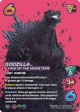 Godzilla, King Of The Monsters - Foil 1