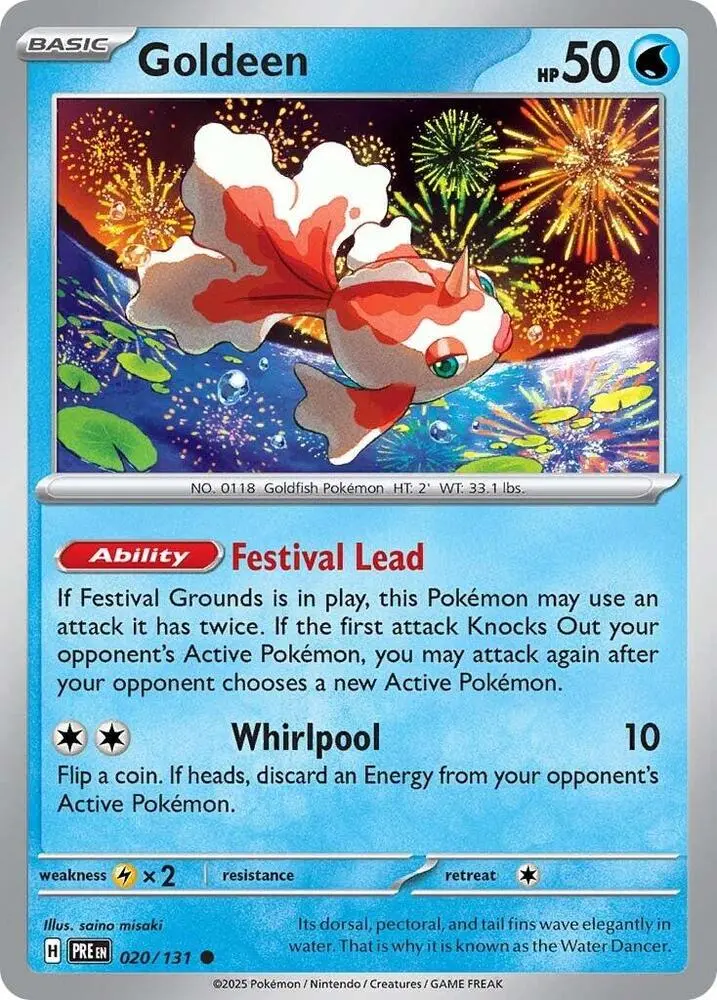 Goldeen (020/131) [Scarlet & Violet: Prismatic Evolutions] 1