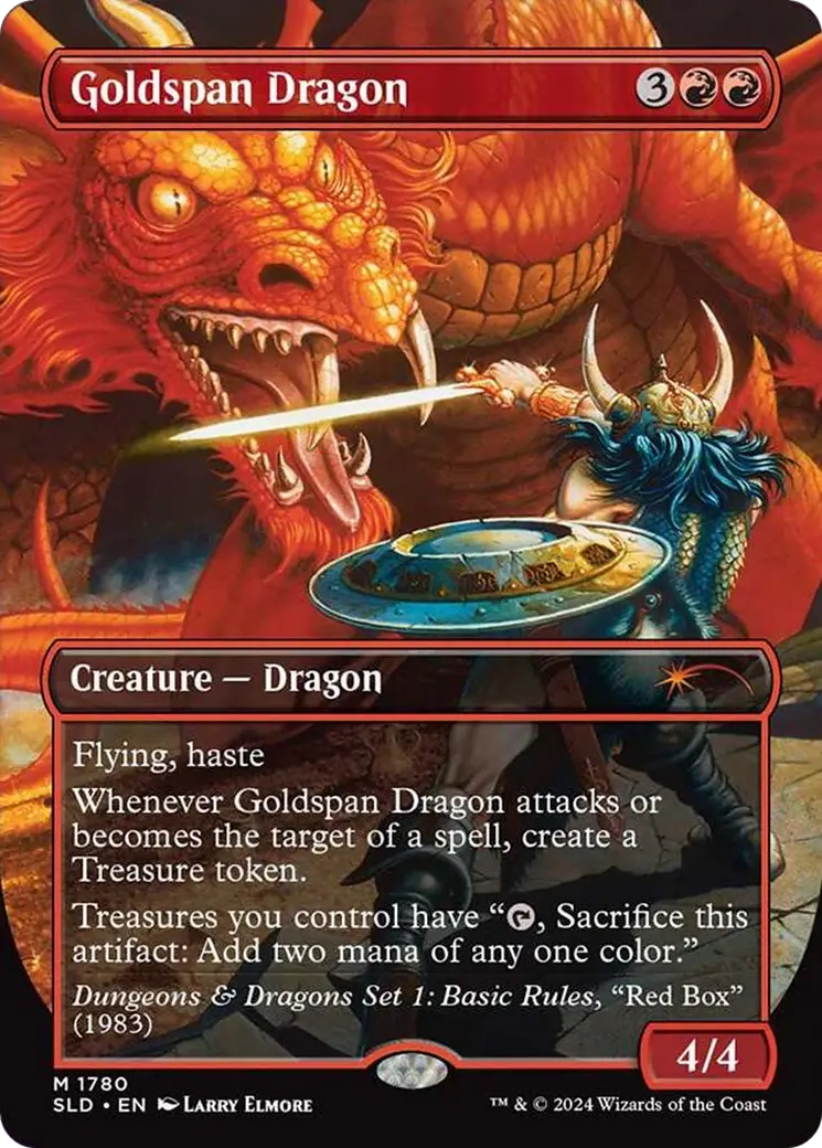 Goldspan Dragon (Rainbow Foil) [Secret Lair Drop Series] 1
