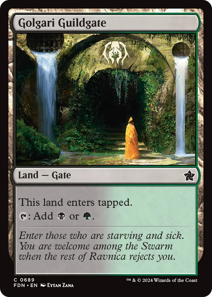 Golgari Guildgate [Foundations] 1