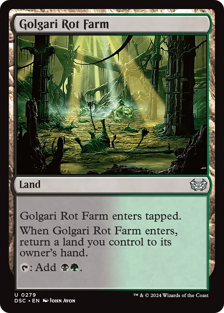 Golgari Rot Farm [Duskmourn: House Of Horror Commander] 1