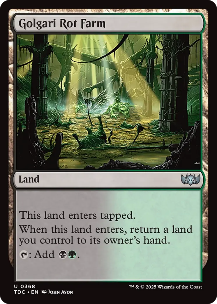 Golgari Rot Farm [Tarkir: Dragonstorm Commander] 1