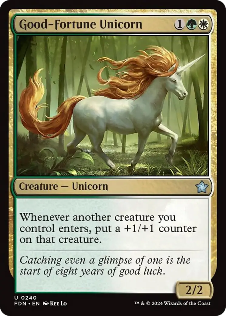 Good-Fortune Unicorn [Foundations] 1