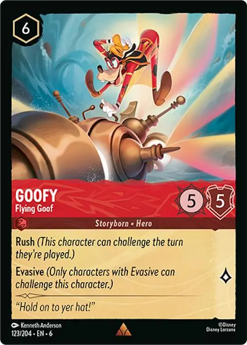 Goofy - Flying Goof (123/204) [Azurite Sea] 1