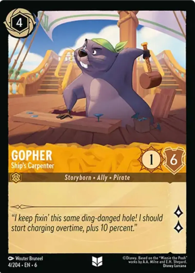 Gopher - Ship's Carpenter (4/204) [Azurite Sea] 1