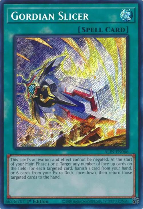 Gordian Slicer [Alin-En066] Secret Rare 1
