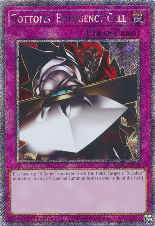 Gottoms' Emergency Call [Ra04-En138] Platinum Secret Rare 1