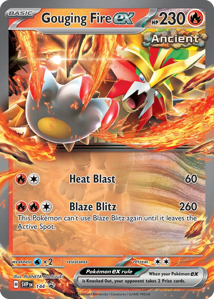 Gouging Fire Ex (144) [Scarlet & Violet: Black Star Promos] 1