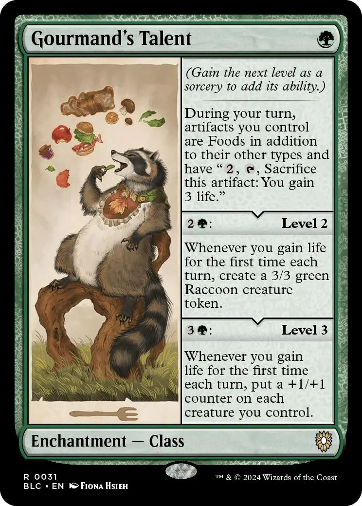 Gourmand's Talent [Bloomburrow Commander] 1