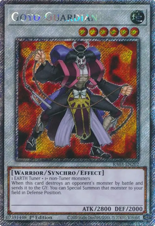 Goyo Guardian (Platinum Secret Rare) [Ra03-En202] Platinum Secret Rare 1