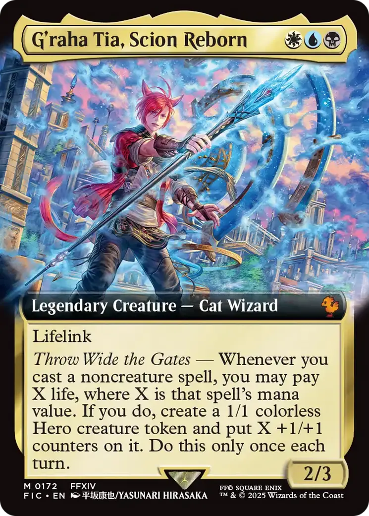 G'raha Tia, Scion Reborn (Extended Art) [Final Fantasy Commander] 1