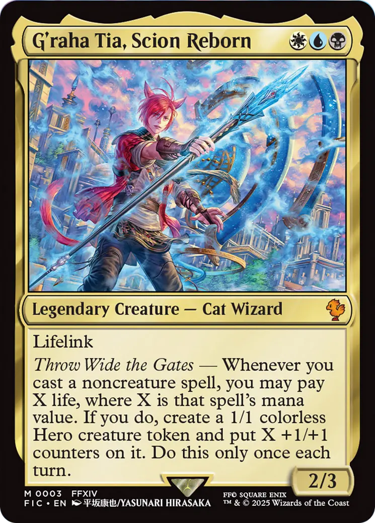 G'raha Tia, Scion Reborn [Final Fantasy Commander] 1