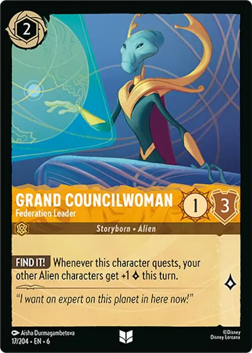 Grand Councilwoman - Federation Leader (17/204) [Azurite Sea] 1