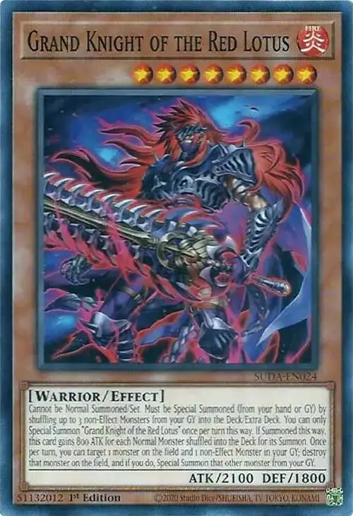 Grand Knight Of The Red Lotus [Suda-En024] Common 1